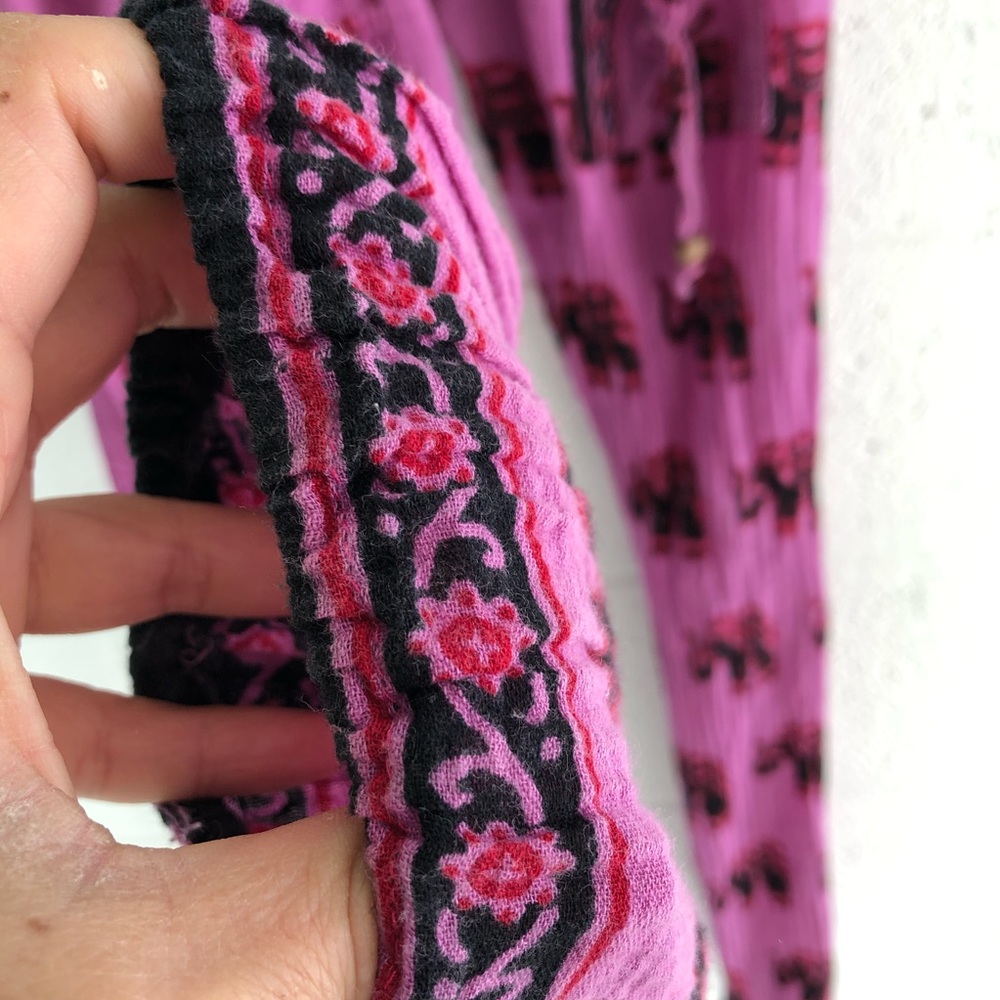 Funky Harem Elephant print Indian Pants - Picture 7 of 8